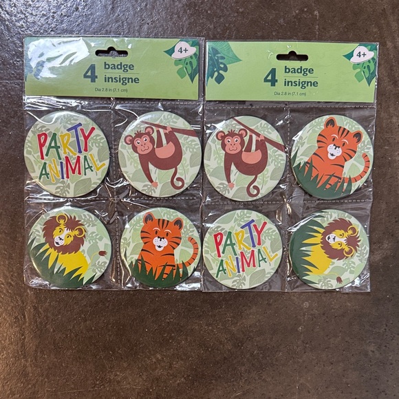 Other - Forest Animal Themed Party Decor Pins